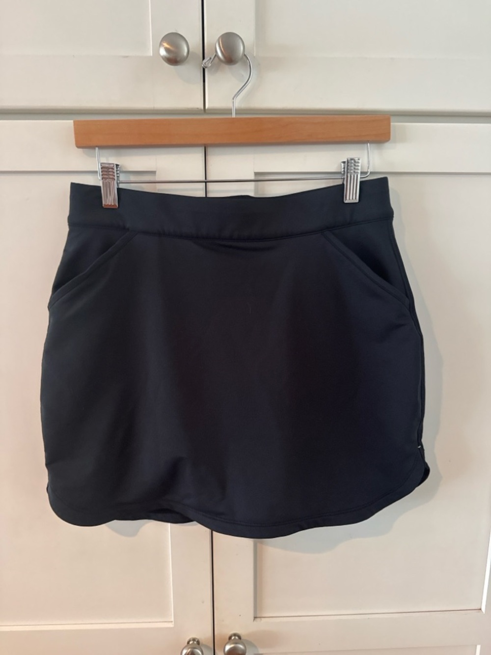 Peter Millar Black Athletic Skort with UPF Sun Protection